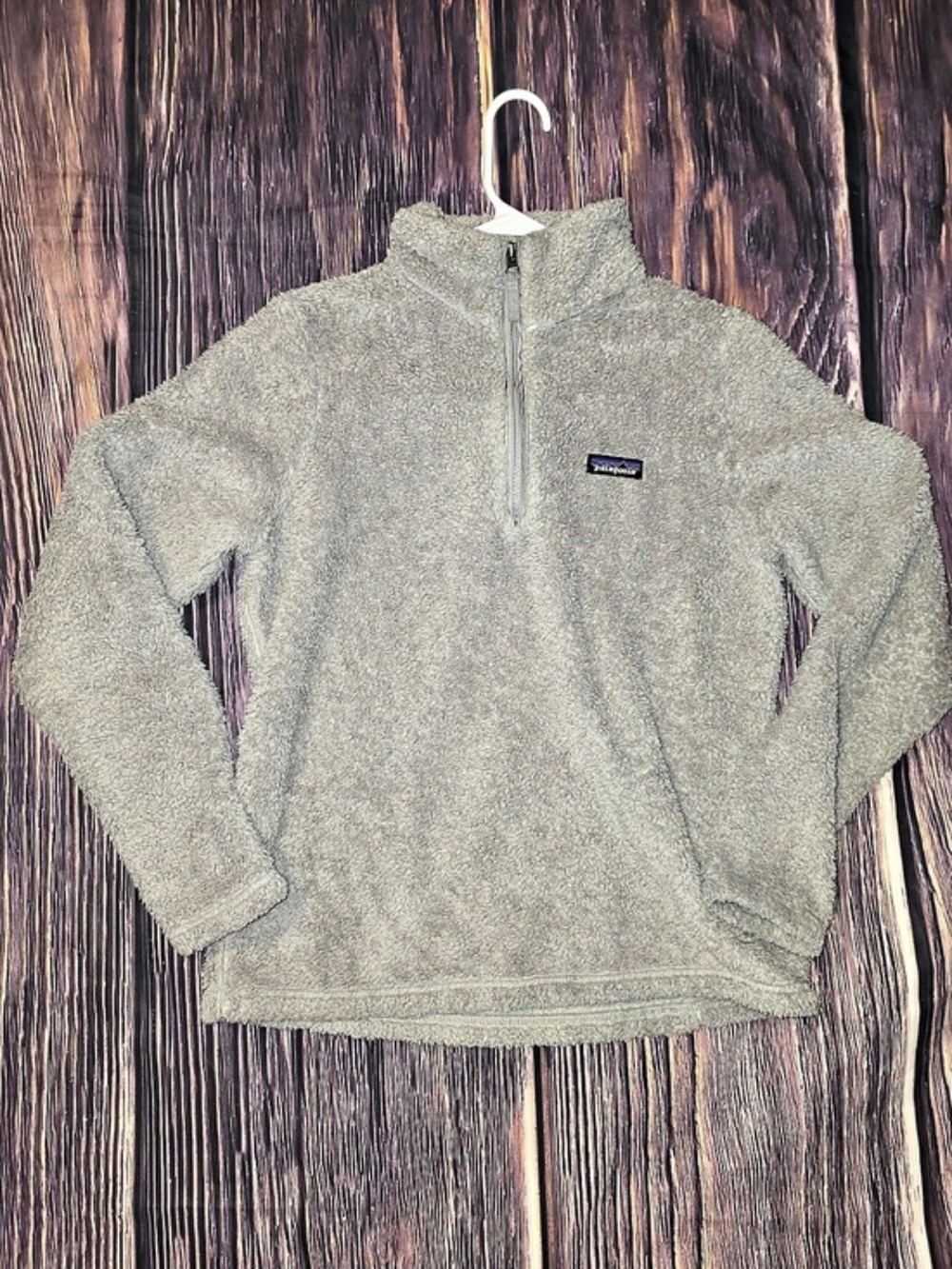 Patagonia Women's Gray Fleece Pullover Size Medium Like New